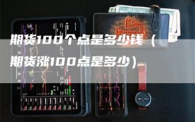 期货100个点是多少钱（期货涨100点是多少）