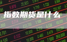 指数期货是什么