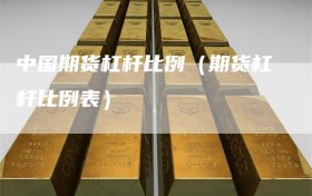 中国期货杠杆比例（期货杠杆比例表）