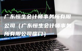 广东恒生会计师事务所有限公司（广东恒生会计师事务所有限公司崖门）