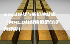 macd柱线与股价底背离（MACD柱背离但是线没有背离）