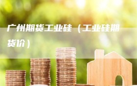 广州期货工业硅（工业硅期货价）