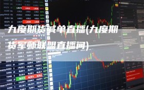 九度期货喊单直播(九度期货军师联盟直播间)
