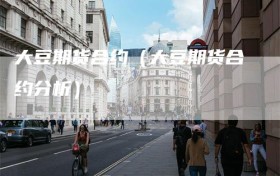 大豆期货合约（大豆期货合约分析）