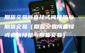 期货交易所直接或间接参与期货交易（期货交易所直接或者间接参与期货交易）