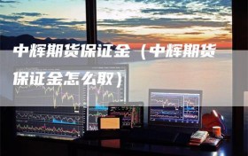 中辉期货保证金（中辉期货保证金怎么取）