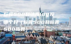 标普500和纳指100投哪个好（标普500和标普500指数）