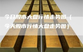 今日股市大盘行情走势图（今天股市行情大盘走势图）