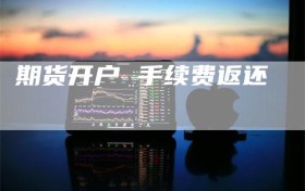 期货开户 手续费返还