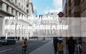 macd与skdj指标（神奇的macd指标大揭秘）