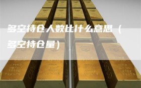 多空持仓人数比什么意思（多空持仓量）