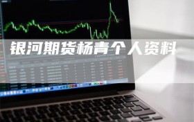 银河期货杨青个人资料