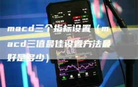 macd三个指标设置（macd三值最佳设置方法最好是多少）
