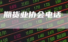 期货业协会电话