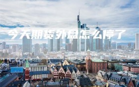 今天期货外盘怎么停了