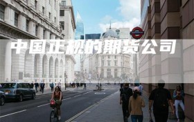 中国正规的期货公司