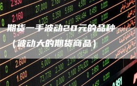 期货一手波动20元的品种（波动大的期货商品）