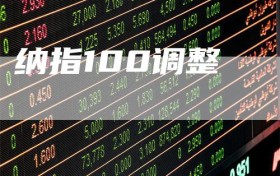 纳指100调整
