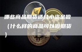 哪些商品期货适合小资金做（什么样的商品可以做期货）