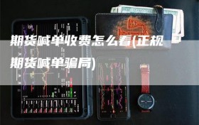 期货喊单收费怎么看(正规期货喊单骗局)