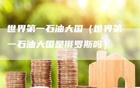 世界第一石油大国（世界第一石油大国是俄罗斯吗）