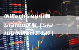 纳指etf159941和513100区别（513100纳指etf怎么样）
