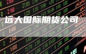 远大国际期货公司