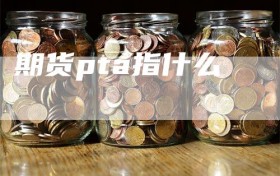 期货pta指什么