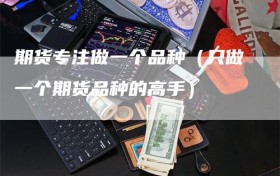 期货专注做一个品种（只做一个期货品种的高手）