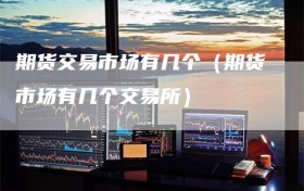 期货交易市场有几个（期货市场有几个交易所）
