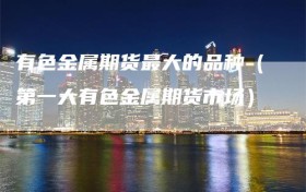有色金属期货最大的品种（第一大有色金属期货市场）