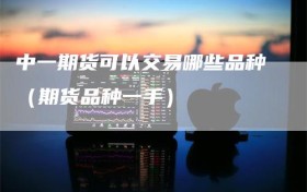 中一期货可以交易哪些品种（期货品种一手）