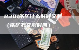 2301铁矿什么时候交割（铁矿石交割时间）