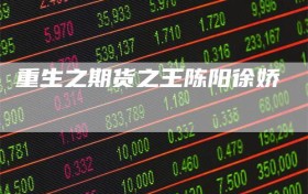 重生之期货之王陈阳徐娇