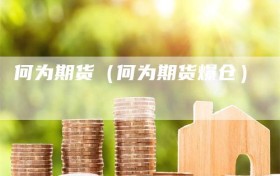 何为期货（何为期货爆仓）