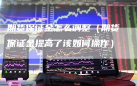 期货保证金怎么调整（期货保证金提高了该如何操作）