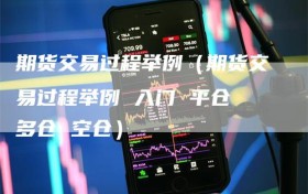 期货交易过程举例（期货交易过程举例 入门 平仓 多仓 空仓）