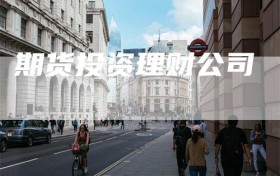 期货投资理财公司