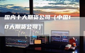 国内十大期货公司（中国10大期货公司）