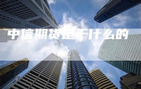中信期货是干什么的