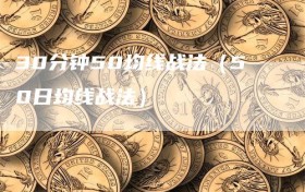 30分钟50均线战法（50日均线战法）