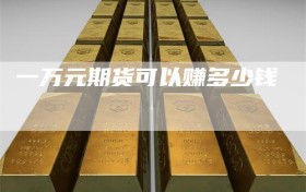 一万元期货可以赚多少钱