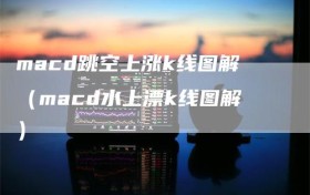 macd跳空上涨k线图解（macd水上漂k线图解）