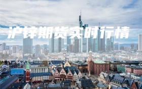 沪锌期货实时行情