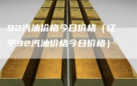 92汽油价格今日价格（辽宁92汽油价格今日价格）