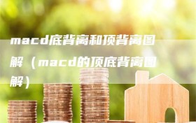 macd底背离和顶背离图解（macd的顶底背离图解）