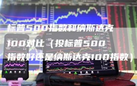 标普500指数和纳斯达克100对比（投标普500指数好还是纳斯达克100指数）