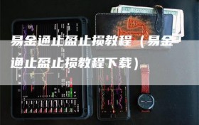 易金通止盈止损教程（易金通止盈止损教程下载）