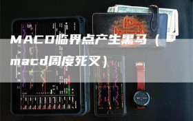 MACD临界点产生黑马（macd周度死叉）