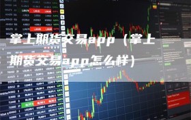 掌上期货交易app（掌上期货交易app怎么样）